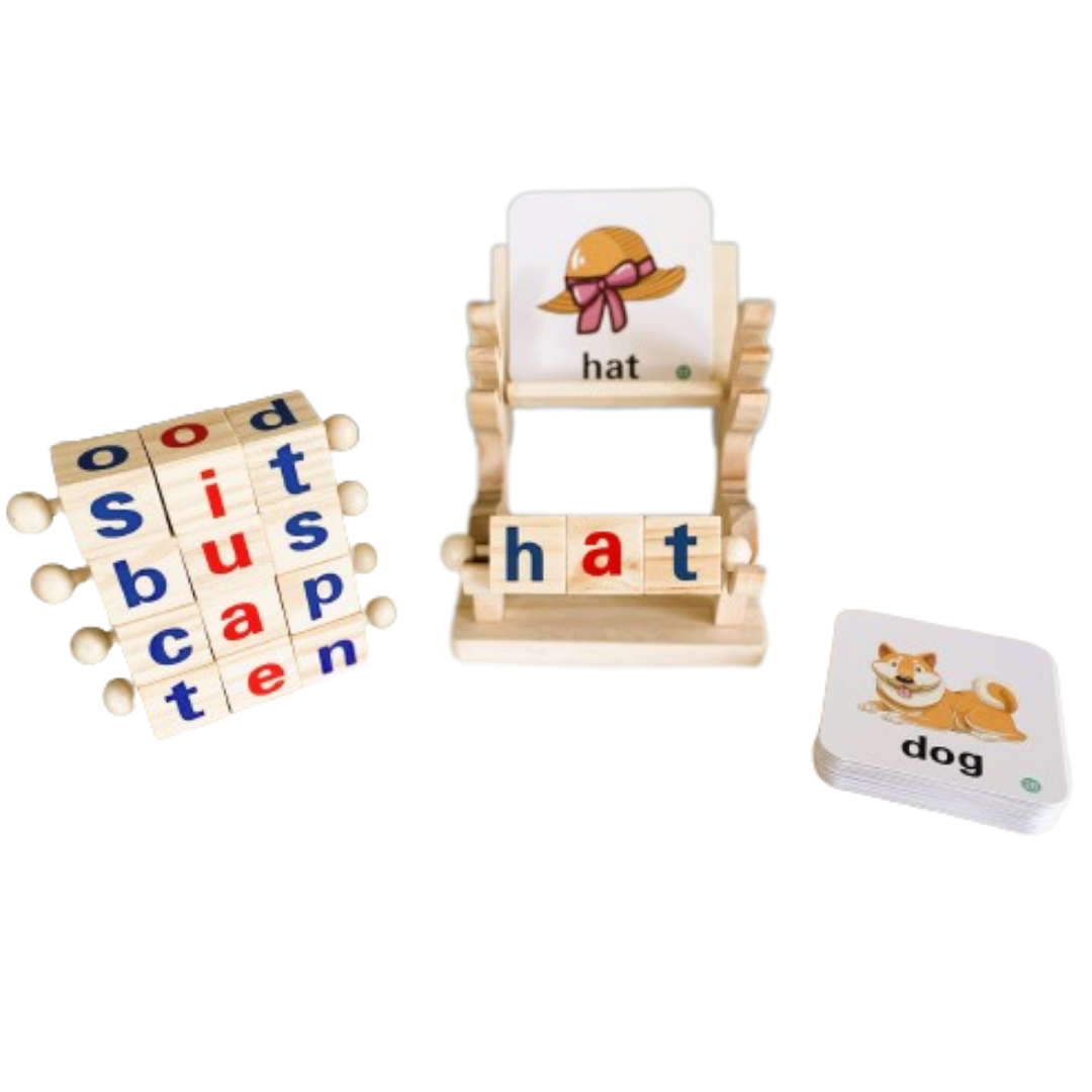 Word Building Game - CVC words - Educational Toy - Montessori Language –  Learning World Ireland