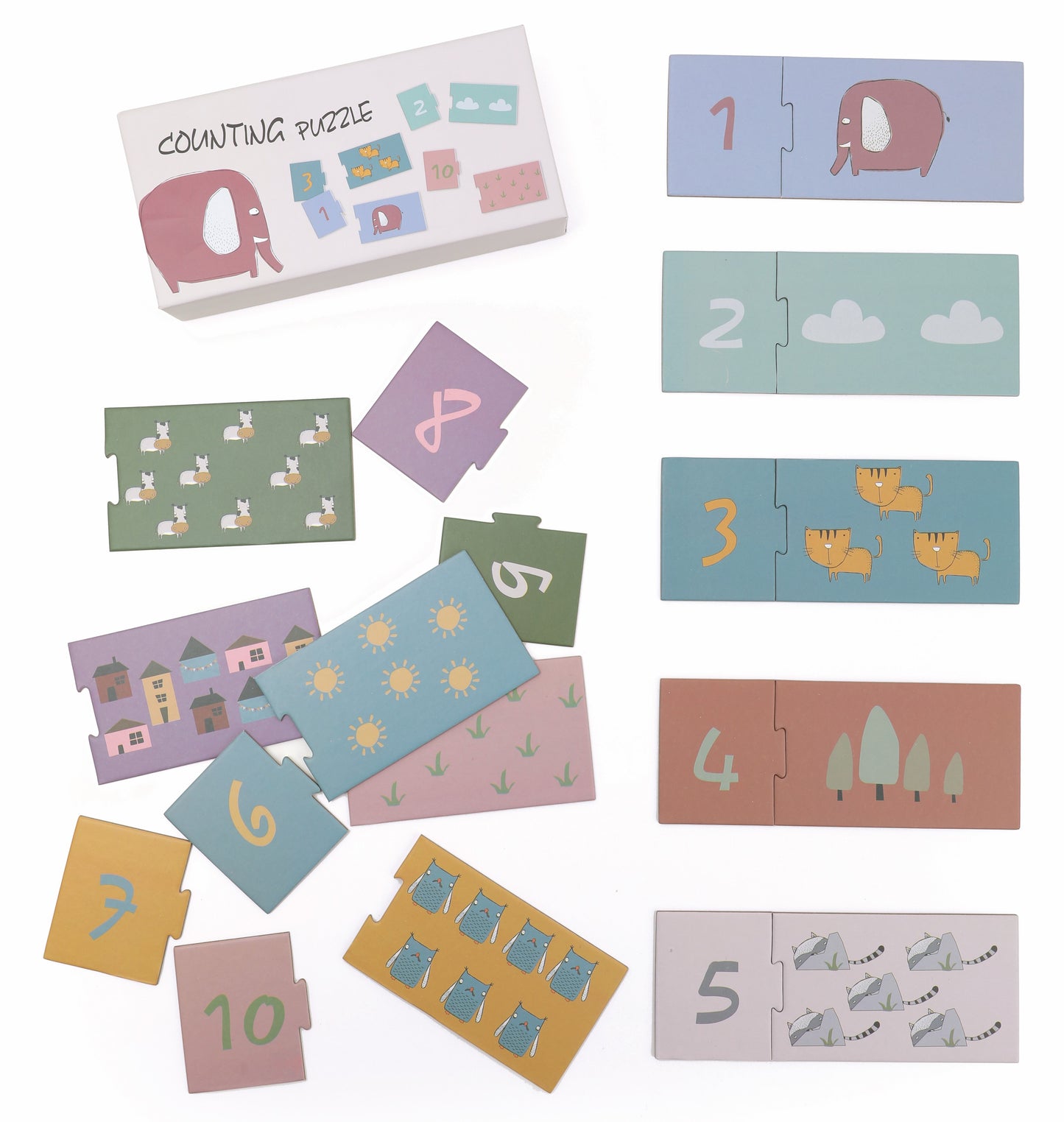 Counting Puzzle 1 - 10