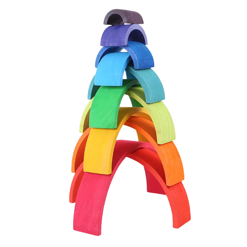 Wooden Rainbow Stacker