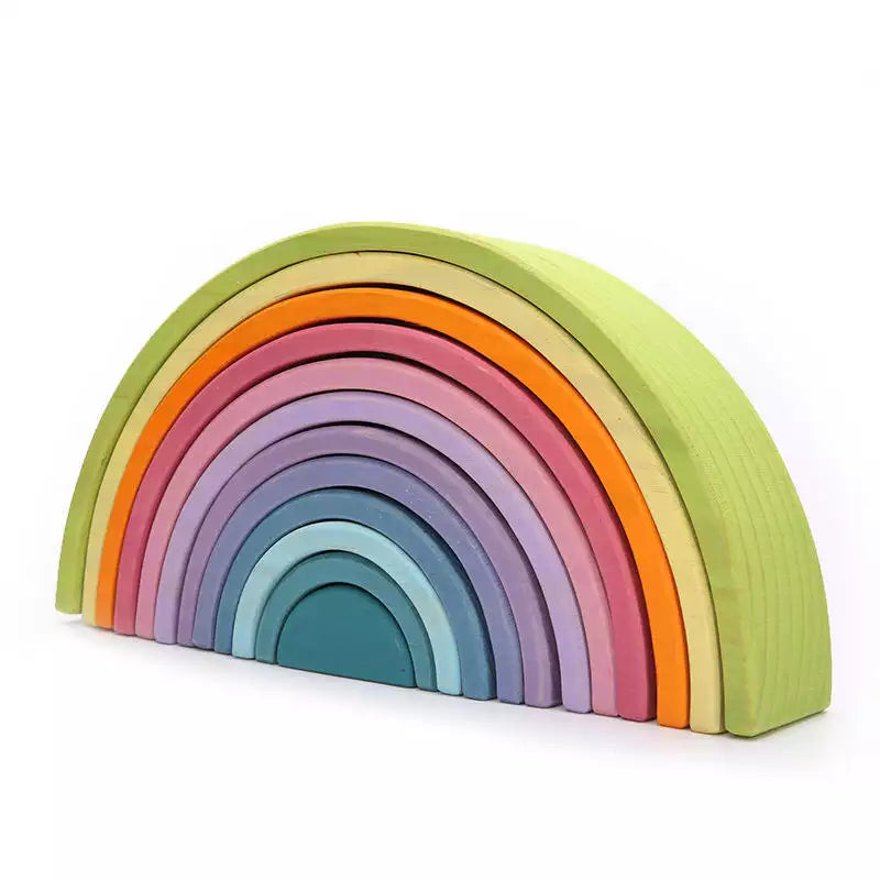 Wooden Rainbow Stacker