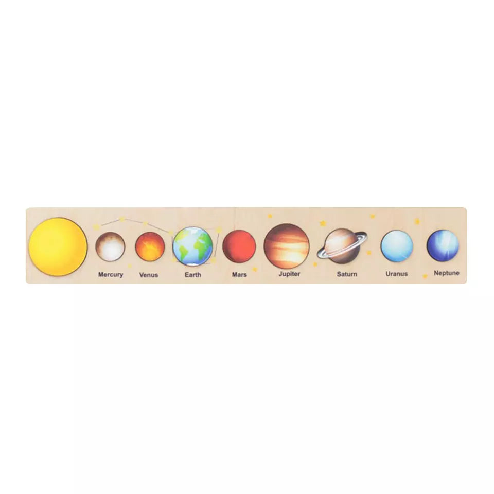 Solar System Puzzle - Planets Puzzle - Wooden puzzle for kids ...