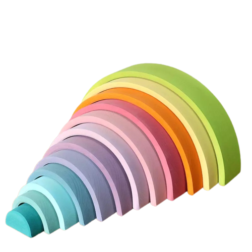 Wooden Rainbow Stacker