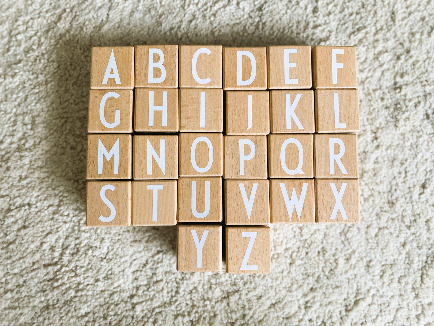 Alphabet Wooden Blocks